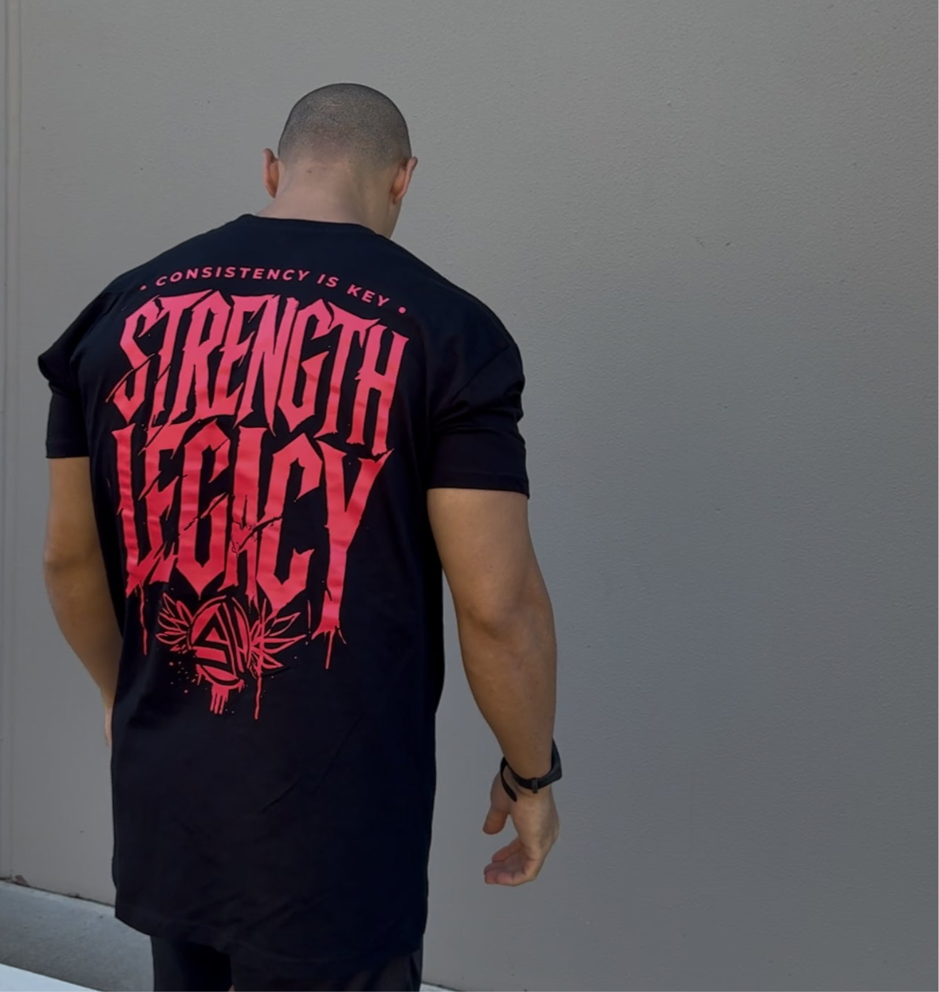 Ghost Drip Classic Tall Fit Tee Cherry Laquer