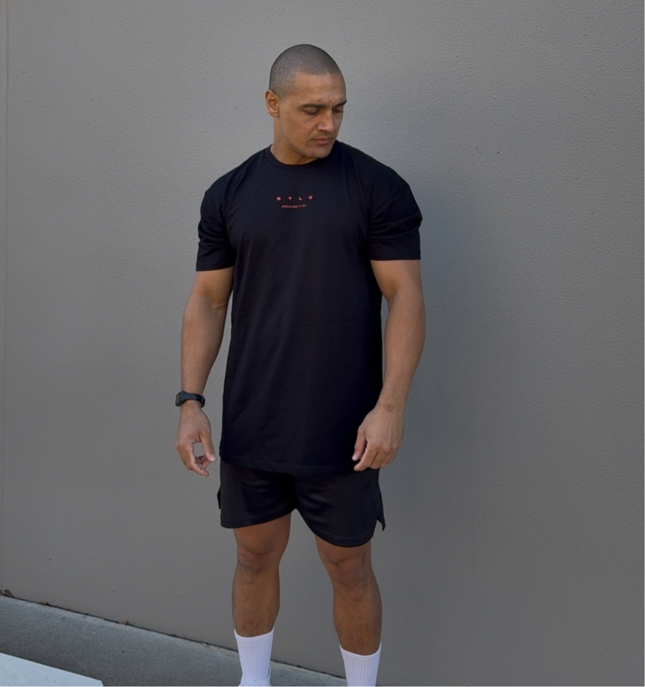 Ghost Drip Classic Tall Fit Tee Cherry Laquer