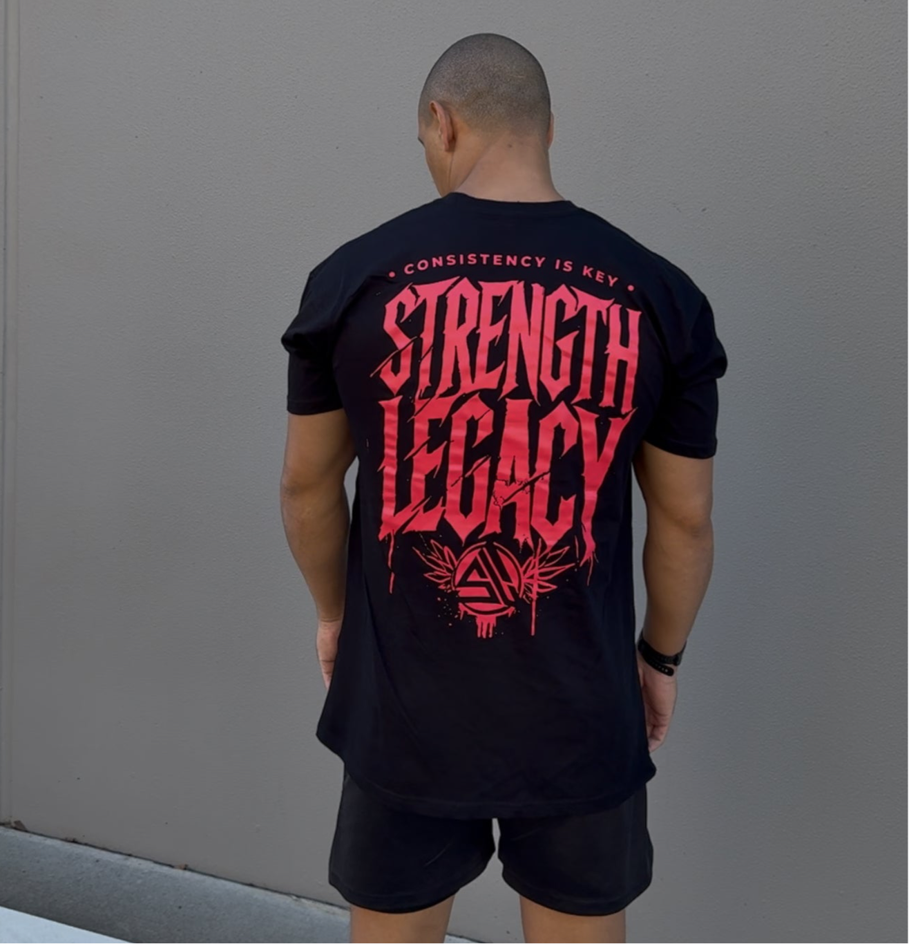 Ghost Drip Classic Tall Fit Tee Cherry Laquer