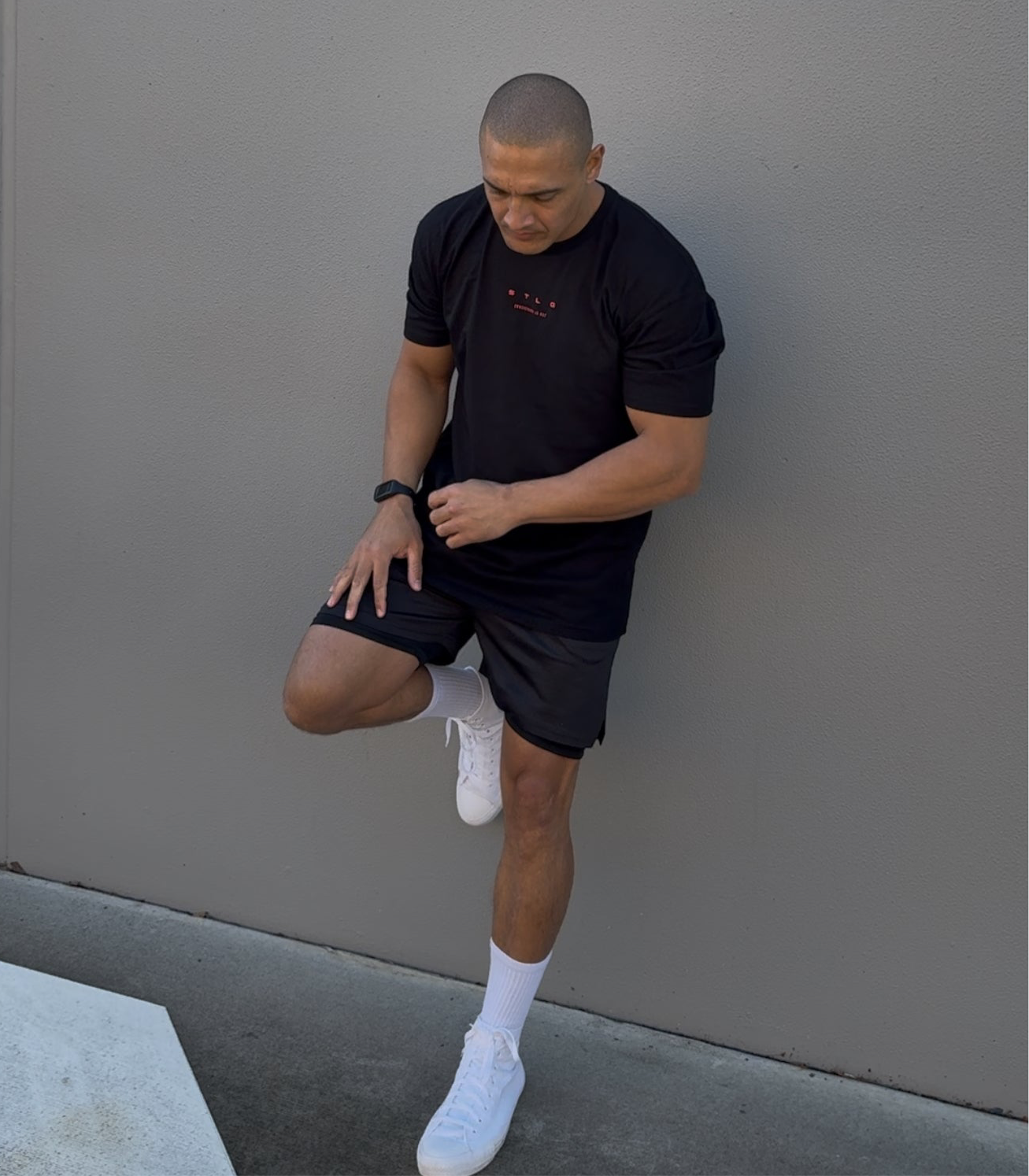 Ghost Drip Classic Tall Fit Tee Cherry Laquer