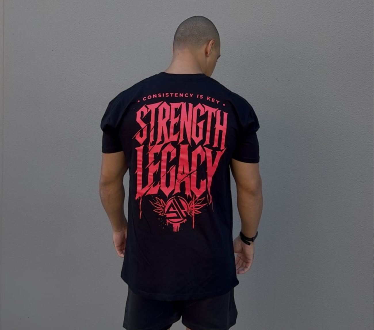 Ghost Drip Classic Tall Fit Tee Cherry Laquer