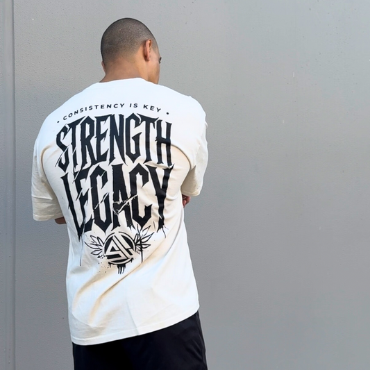 Ghost Drip O/S Unisex Tee Faded BONE