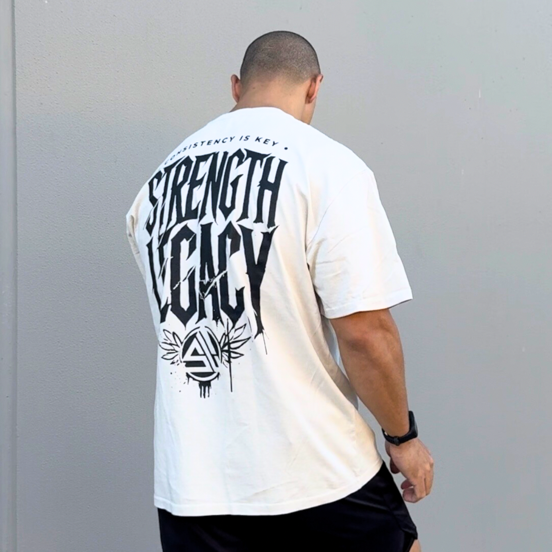 Ghost Drip O/S Unisex Tee Faded BONE