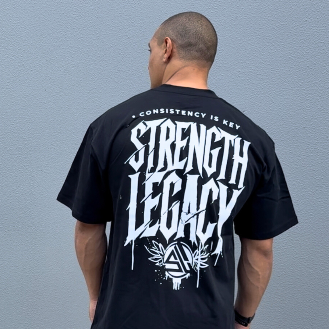 Ghost Drip O/S Tall Tee Black