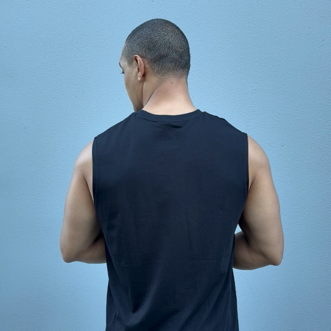 STLG Staple Singlet – Jet Black Minimalist